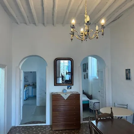 Cycladic House With Amazing View In Potamia Village